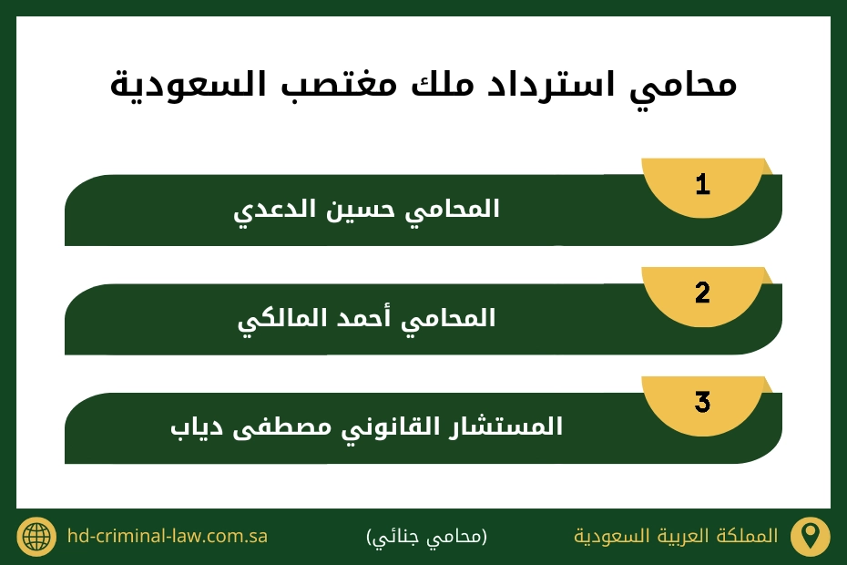 محامي استرداد ملك مغتصب السعودية