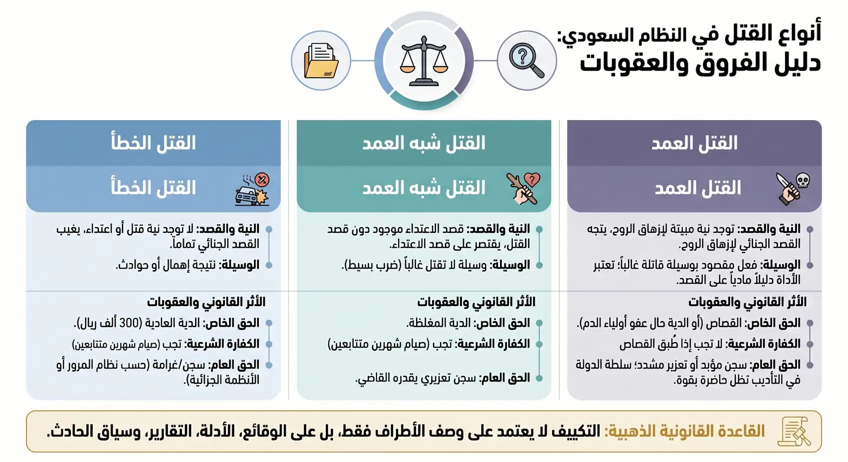 أنواع القتل في النظام السعودي