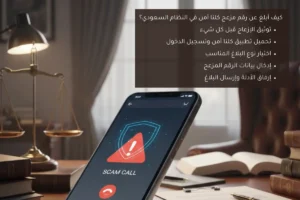 كيف أبلغ عن رقم مزعج