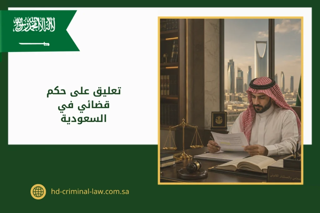 تعليق على حكم قضائي في السعودية
