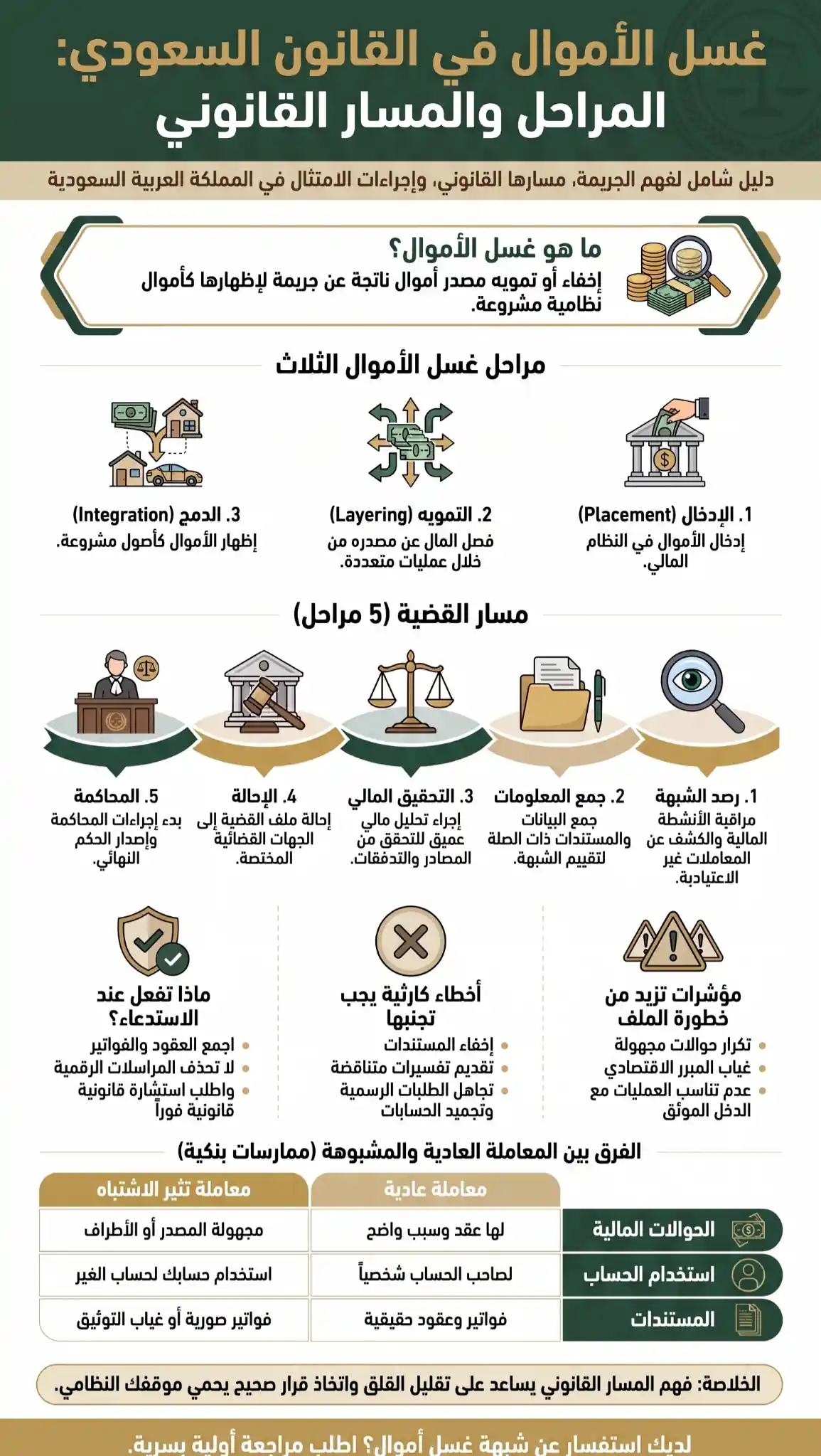 غسل الأموال في القانون السعودي