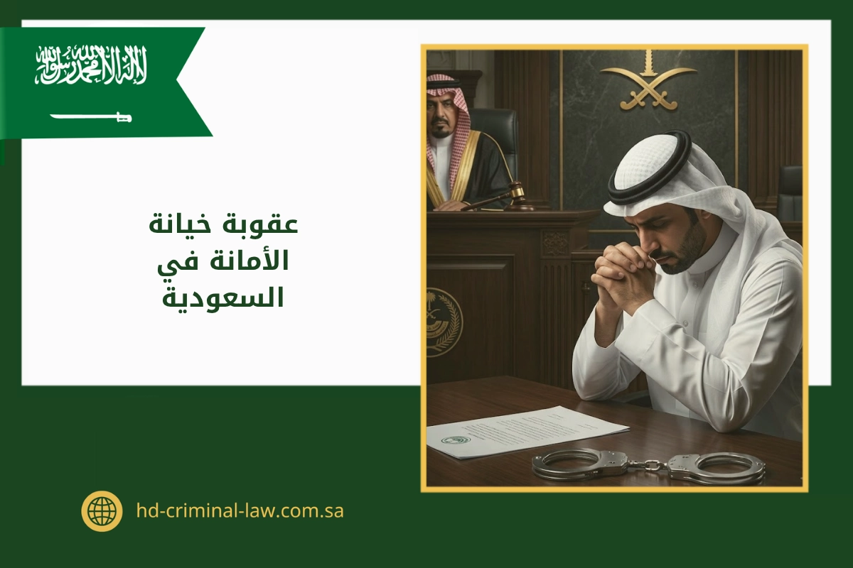 عقوبة خيانة الأمانة في السعودية